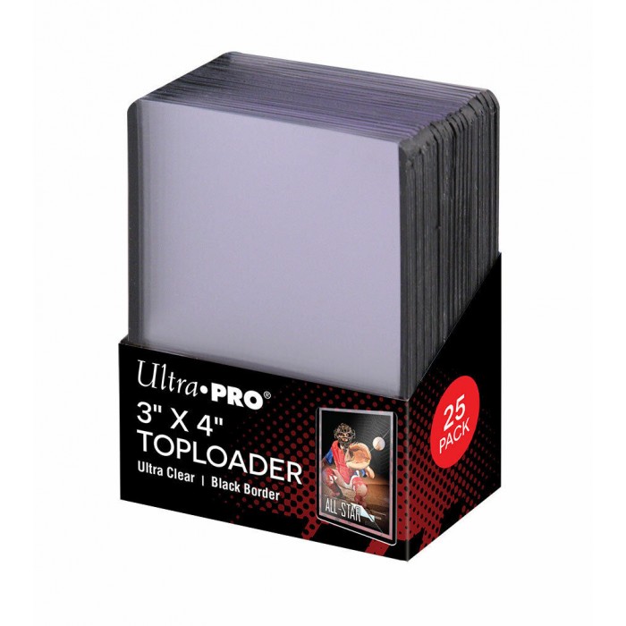 Ultra Pro toploader 25 db-os fekete