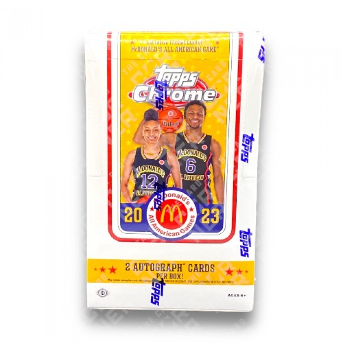 Topps Chrome Basketball McDonalds 2023 Hobby Doboz