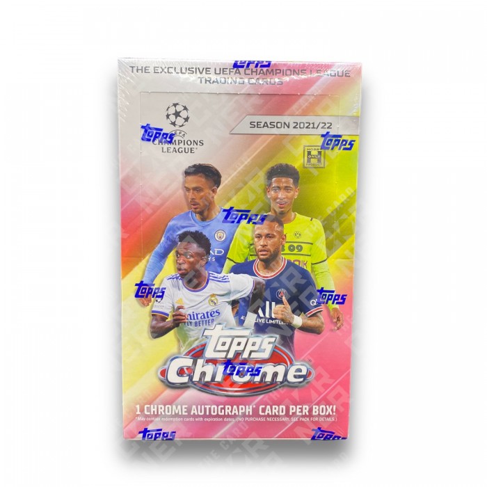 Topps Chrome Soccer 2021-22 Hobby doboz