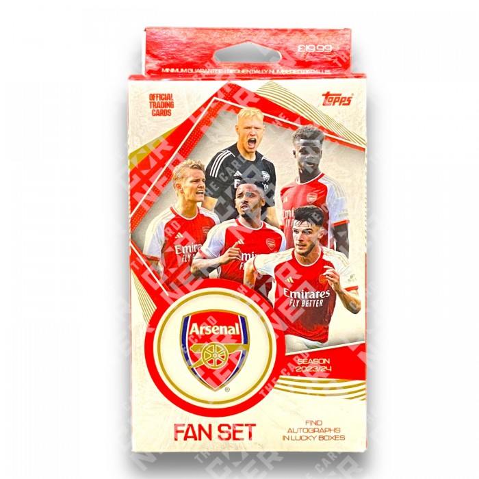 2023-24 Topps Arsenal Fan set hanger doboz